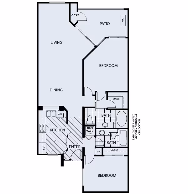 Plan 2B 2-108 2-108 floor plan